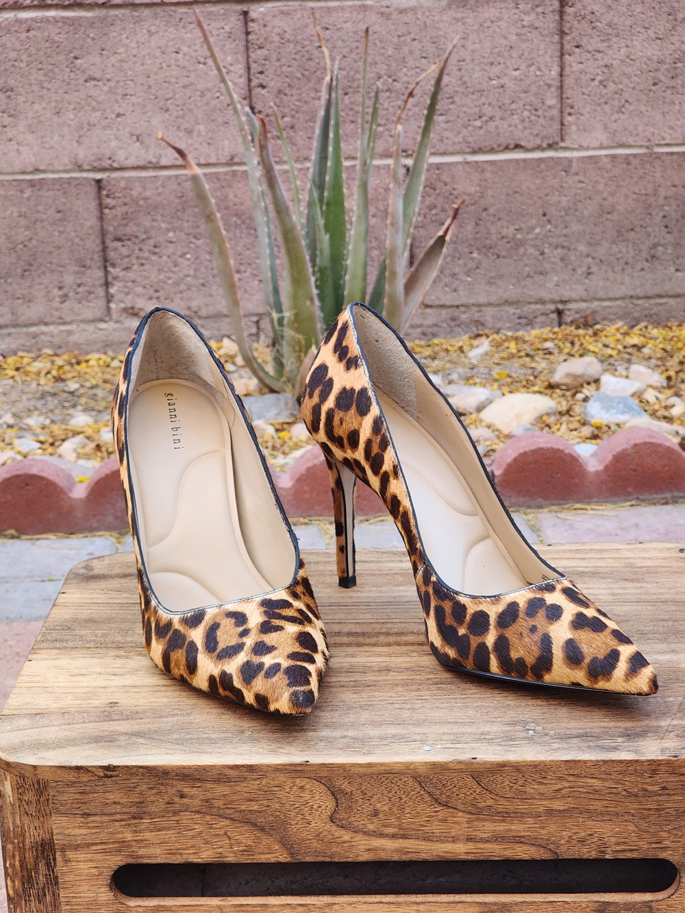 Gianni Bini Women's Leopard Print Women's Pointed-Toe Stiletto Pumps Size 10 - Picture 4 of 9